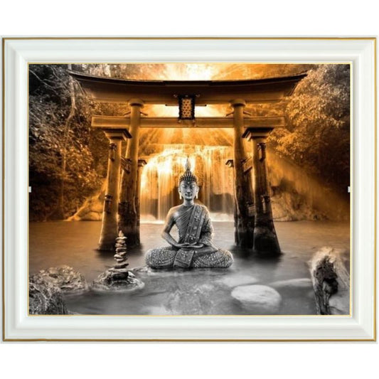 Diamond painting - L'antre de bouddha
