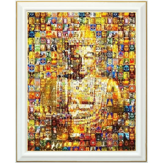 Broderie diamant - Bouddha mosaïque