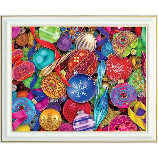 Diamond painting - Boules de Noël