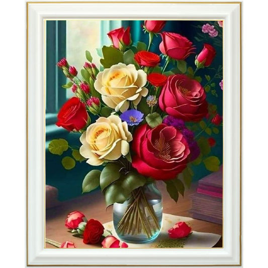 Diamond painting AB - Bouquet de roses