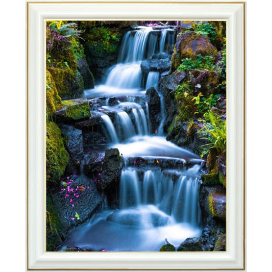 Broderie diamant - Cascade japonaise