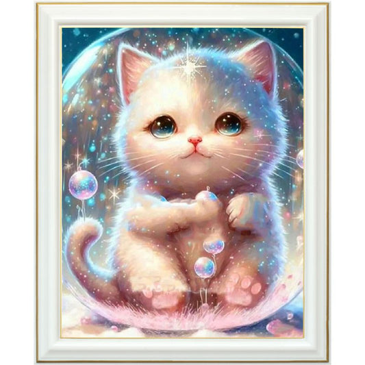 Diamond painting AB - Bulle de chat