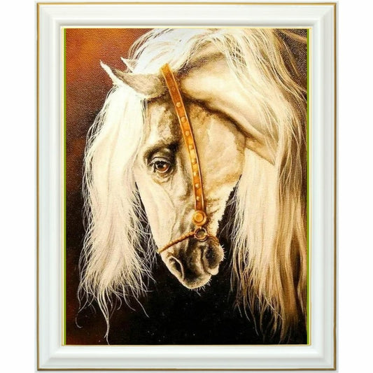 Diamond painting - Portrait noble de cheval