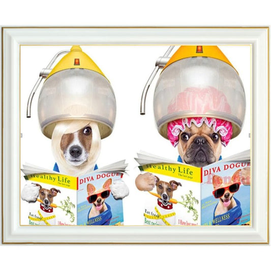 Broderie diamant - Dog diva