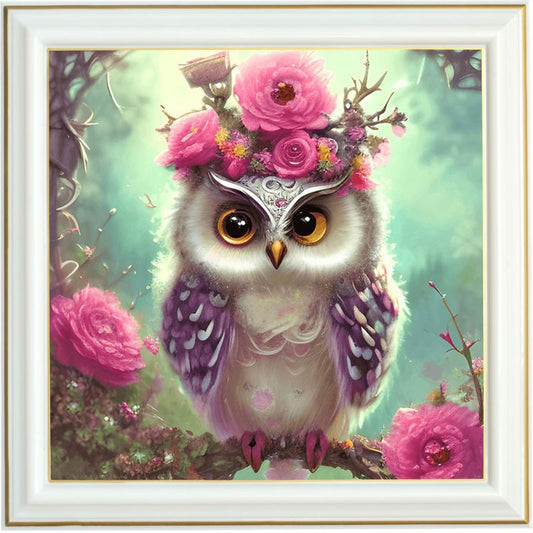 Diamond painting AB - La marquise chouette