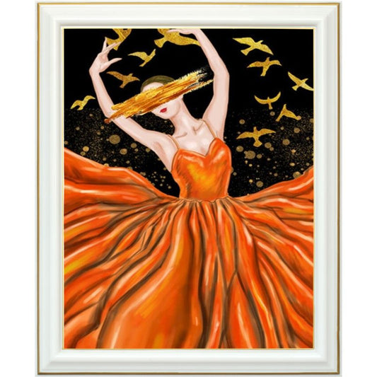 Broderie diamant - Danseuse inconnue