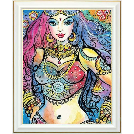 Diamond painting - Danseuse du ventre