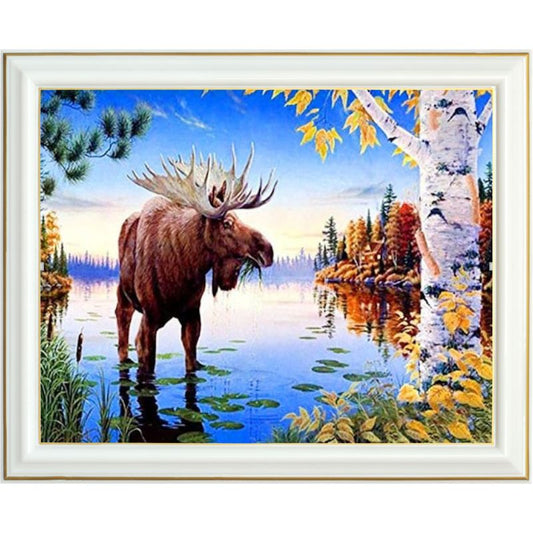 Diamond painting - Élan du Yellowstone