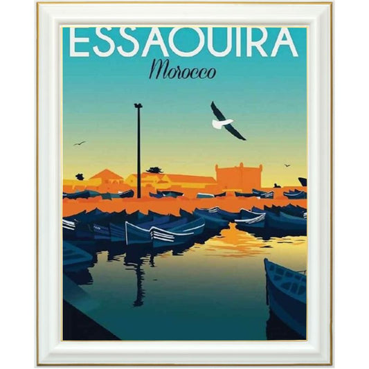 Broderie diamant - Affiche Essaouira
