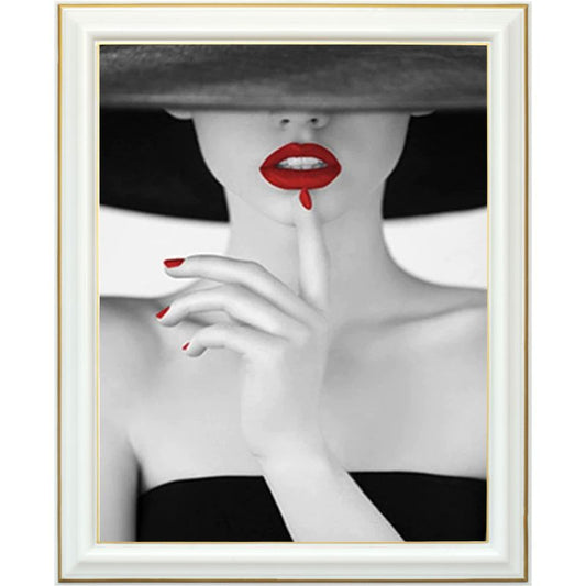 Broderie diamant - Femme classe