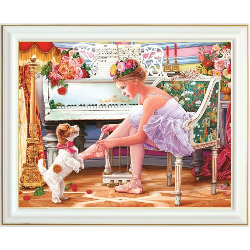 Broderie diamant - Petite danseuse