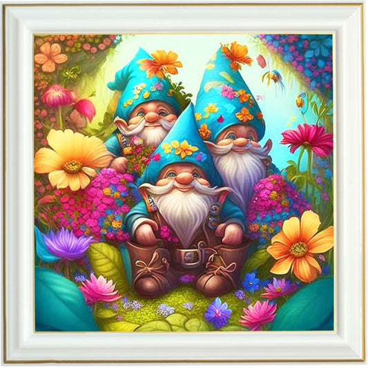 Diamond painting AB - Gnomes