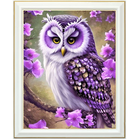 Diamond painting AB - Hibou des bois