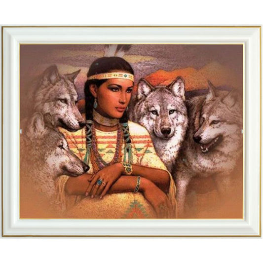 Broderie diamant - Cheyenne