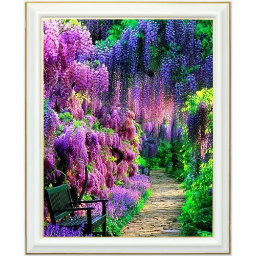 Broderie diamant - Le jardin de Kawachi