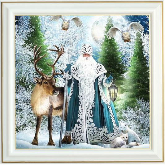 Broderie diamant - Bénédiction de Noel