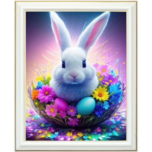 Diamond painting AB - Lapin de Pâques