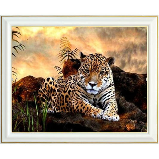 Diamond painting - Léopard de Namibie