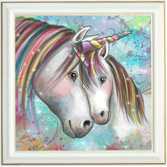 Peinture diamant - Licornes