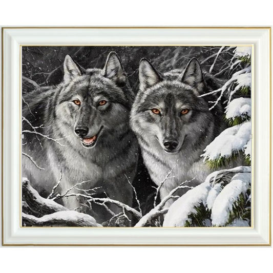 Broderie diamant - Canis Indica