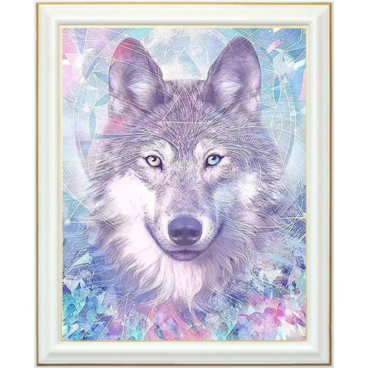 Broderie diamant - Aura du loup