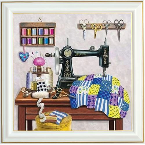 Diamond painting - Machine à coudre