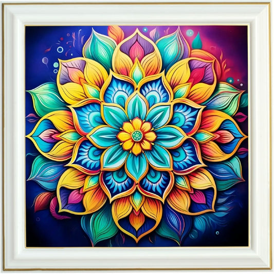 Diamond Painting AB - Mandala Éclat de Couleurs