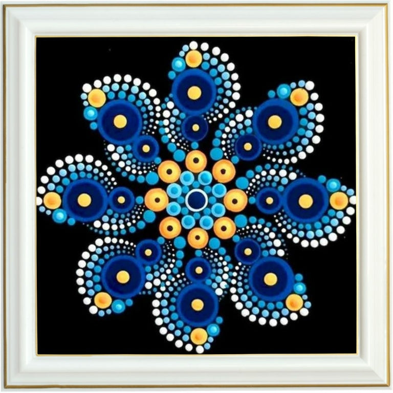 Diamond painting - Mandala Éblouissant en Éclats de Couleurs