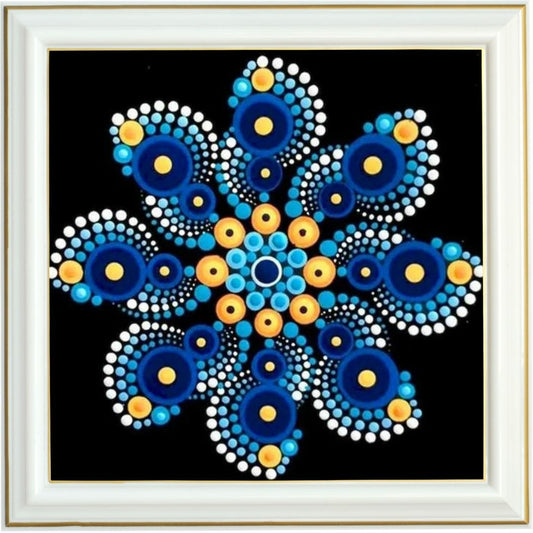 Diamond painting - Mandala Éblouissant en Éclats de Couleurs