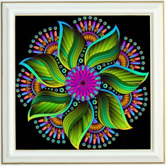Diamond painting - Fleur Tropicale Lumineuse