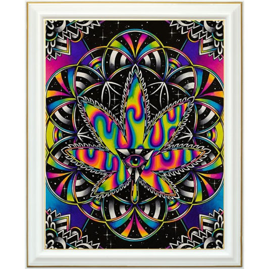 Diamond painting - Mandala cannabis