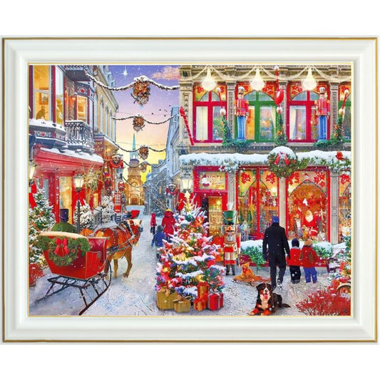 Diamond painting - Marché de Noël