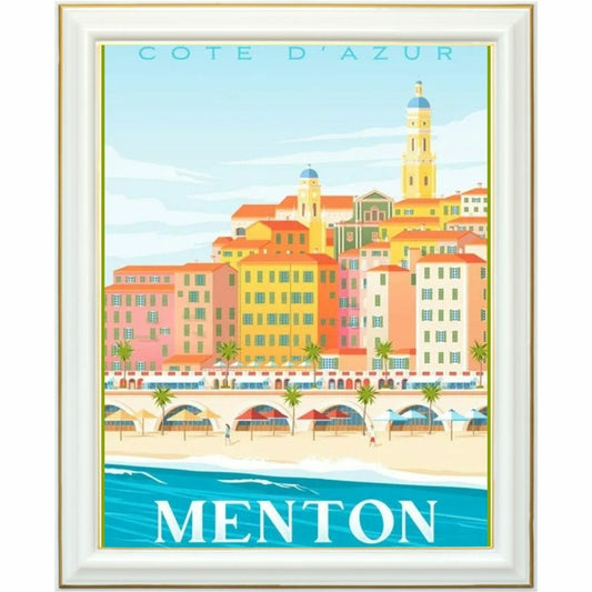 Diamond painting - Couleurs de Menton