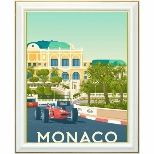Diamond painting - Course légendaire à Monaco