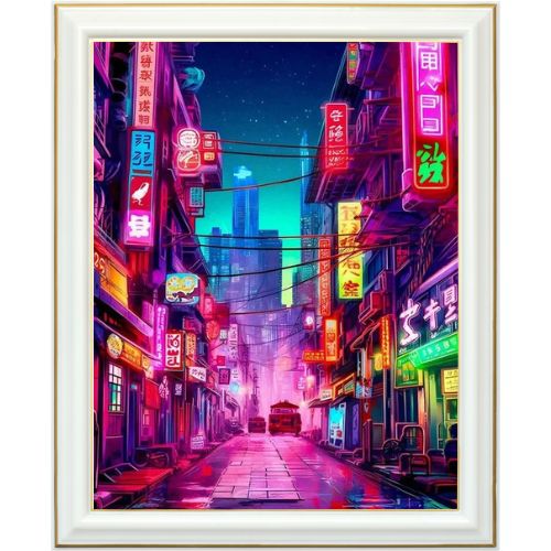 Diamond painting AB - Nuit Tokyoïte