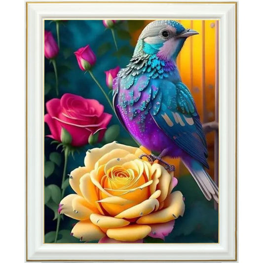 Diamond painting AB - Oiseau du printemps