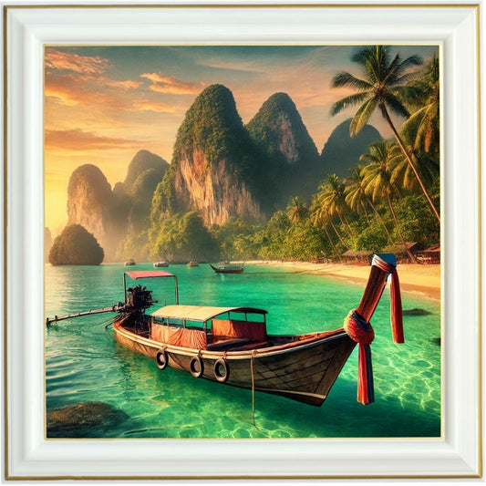Diamond painting - Évasion tropicale en Thaïlande