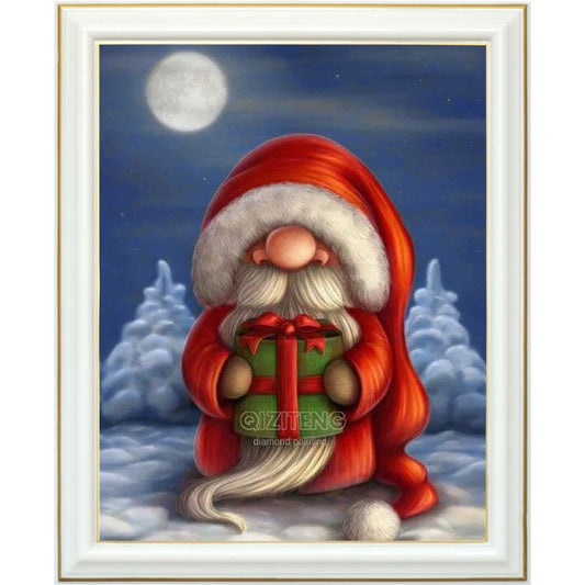 Broderie diamant - Petit papa Noël