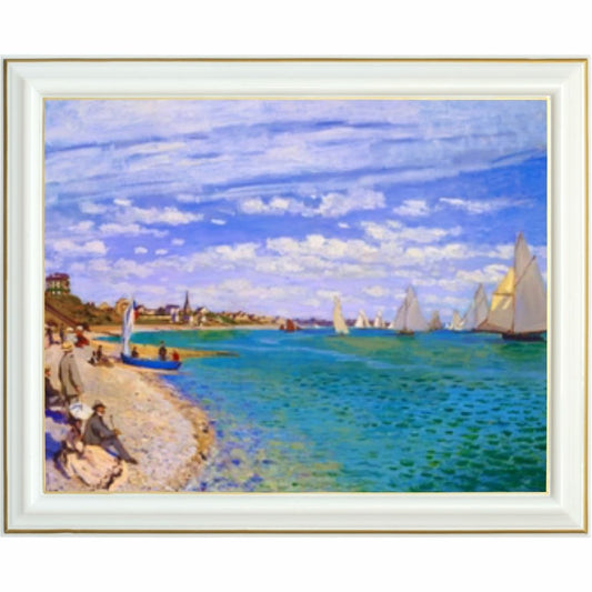 Diamond painting - Régate à Sainte-Adresse - Monet