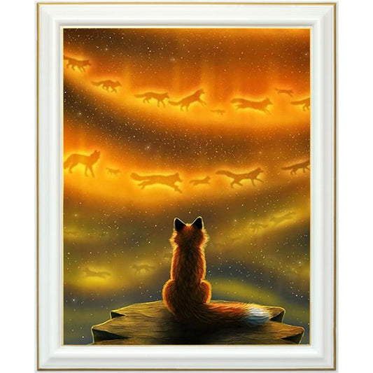 Diamond painting - Le rêve du renard