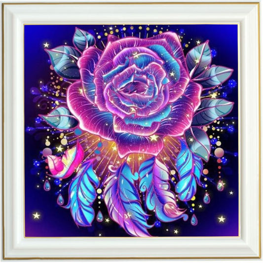 Canevas diamant - Rose attrape-rêves
