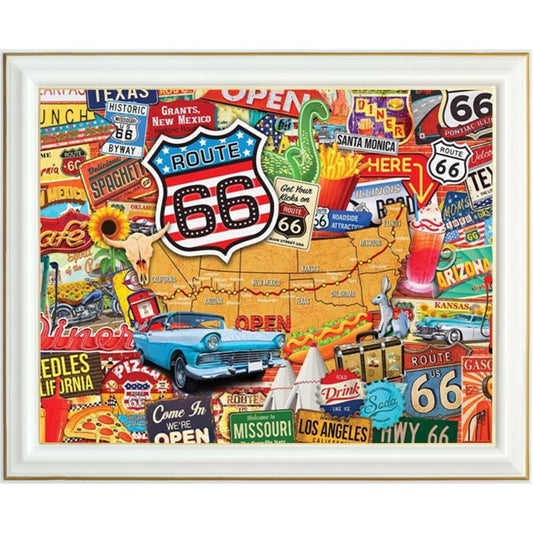 Broderie diamant - Route 66