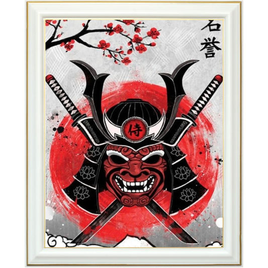 Diamond painting - Samouraï
