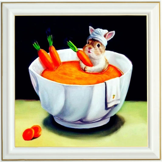 Broderie diamant - Velouté de carottes