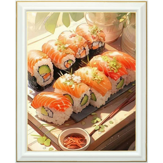 Diamond painting AB - Sushi Gourmand