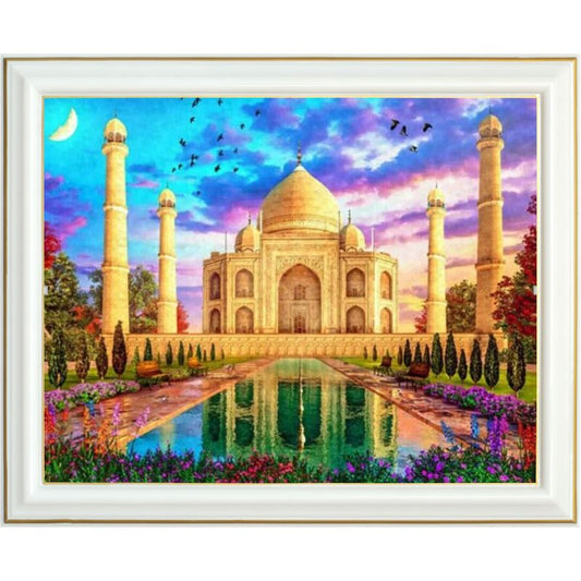 L'éclat du Taj Mahal : Kit de Diamond Painting