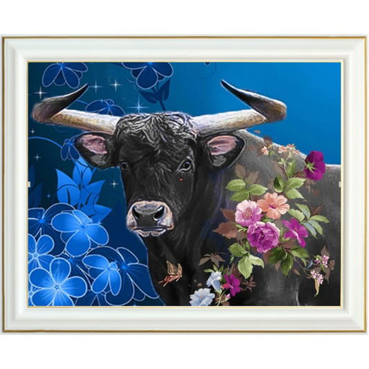 Diamond painting - Taureau