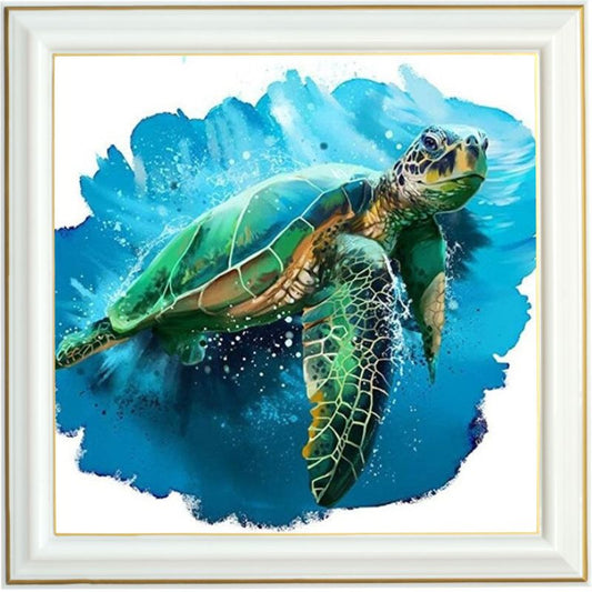 Peinture Diamant - Tortue de mer