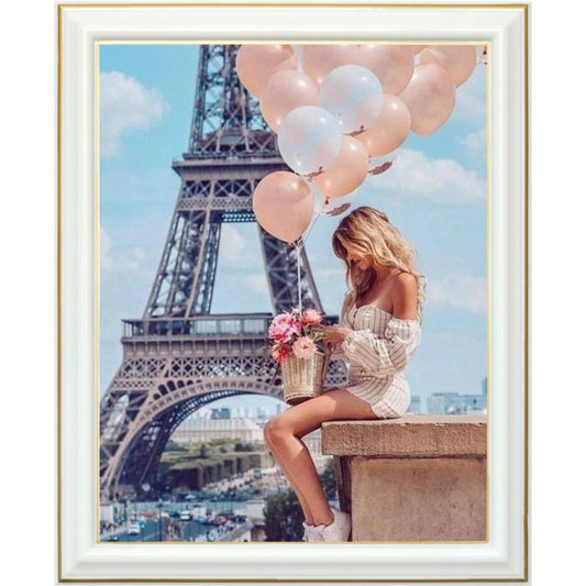 Broderie diamant - Journée à la tour Eiffel
