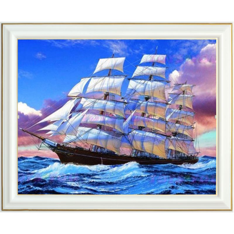 Broderie diamant - Route des pirates